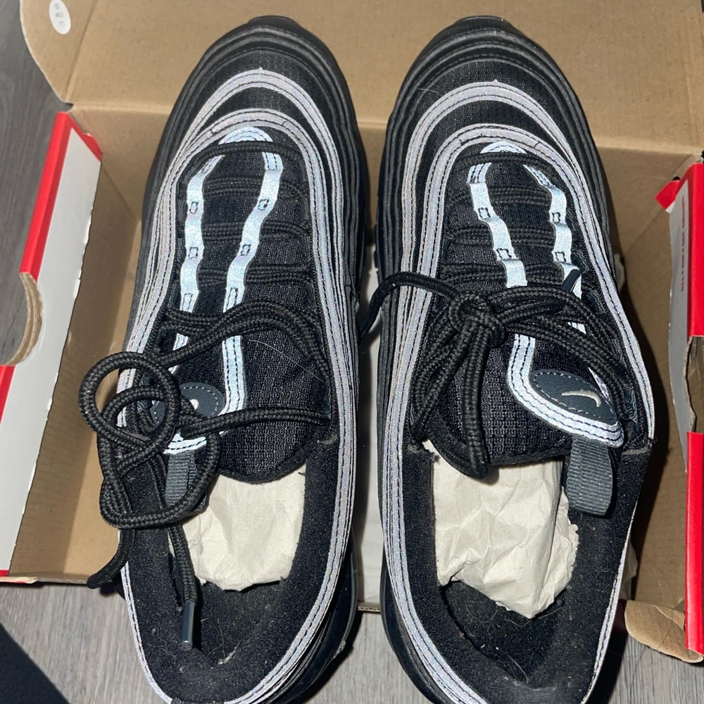 Nike black air max 97s